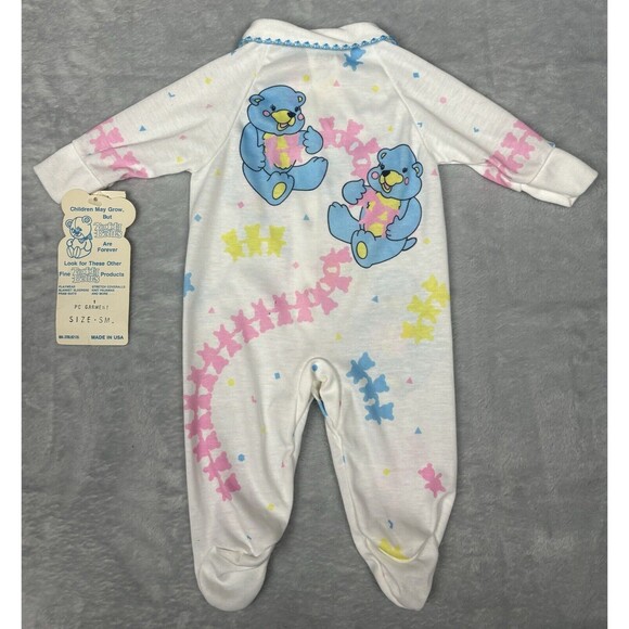 4 For $20 Vintage Kleinerts, Inc. Teddy Bears Size Small One Piece Bodysuit USA - Picture 2 of 6